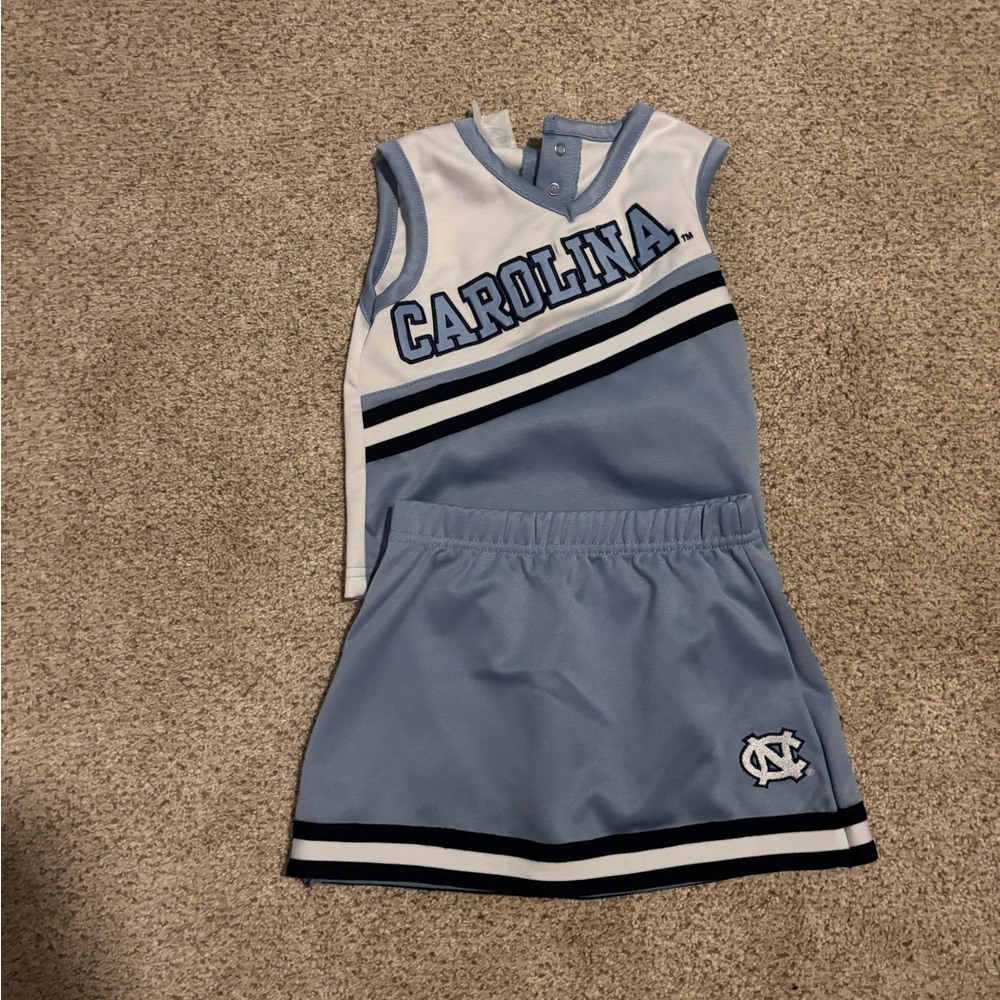 Carolina Cheerleader Outfit in Blue and White